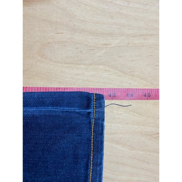 Vintage Cello Y2K Flare Jeans Size 7 Embroidered Pearl Rhinestone Pocket Bootcut - Picture 11 of 11